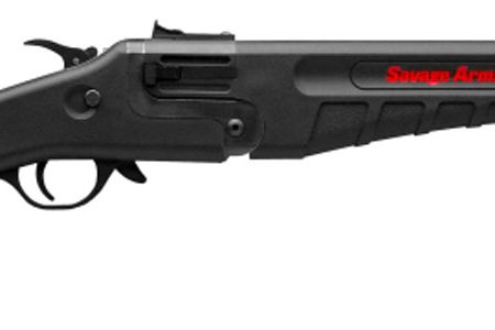 Savage Arms 22434 42 Takedown Compact 22 LR/410 Gauge 1rd 20" Satin Black Sporter Barrel, Satin Black Carbon Steel Receiver, Matte Black Fixed Synthetic Stock, Ambidextrous