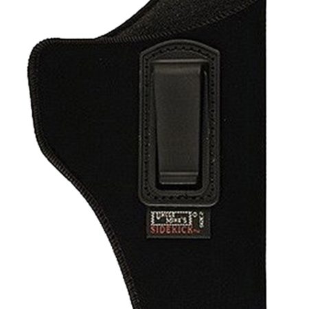 Uncle Mike's 89021 Inside The Pants Holster IWB Size 02 Black Suede Like Belt Clip Fits Med/Intermediate DA Revolver Fits 4" Barrel Right Hand