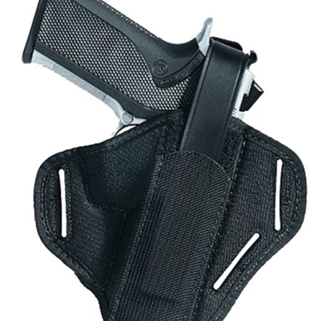 Uncle Mike's 86000 Super  OWB Size 0 Black Kodra Nylon Belt Slide Fits Sm/Med DA Revolver Fits 2-3" Barrel Ambidextrous