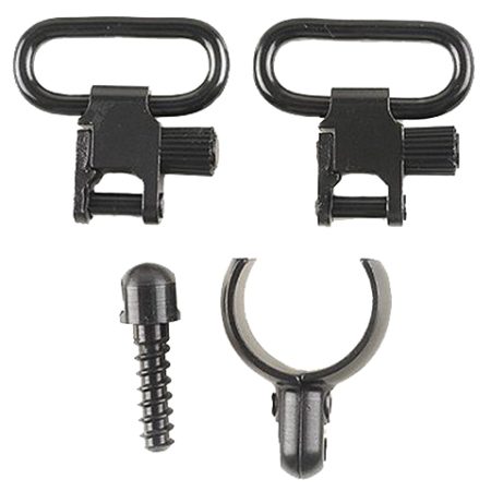 Uncle Mike's 15912 Magnum Band Swivel Set Quick Detach 115 SG-1 Blued 1" Loop for 12 Gauge Single/ Over Under Barrel Shotgun