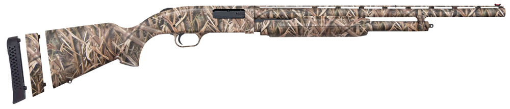 Mossberg 54218 500 Super Bantam 20 Gauge with 22" Barrel, 3" Chamber, 5+1 Capacity, Overall Mossy Oak Shadow Grass Blades Finish & Synthetic Stock Right Hand (Youth) Includes Accu-Set Chokes