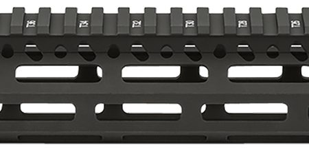 BCM MCMR15556BLK BCMGunfighter MCMR 15" M-LOK, Free-Floating Style Made of Aluminum with Black Anodized Finish for AR-Platform