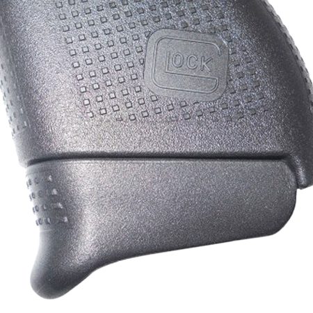 Pearce Grip PG43+1 Magazine Extension  made of Polymer with Black Finish & 3/4" Gripping Surface for Glock 43 (Adds 1rd)