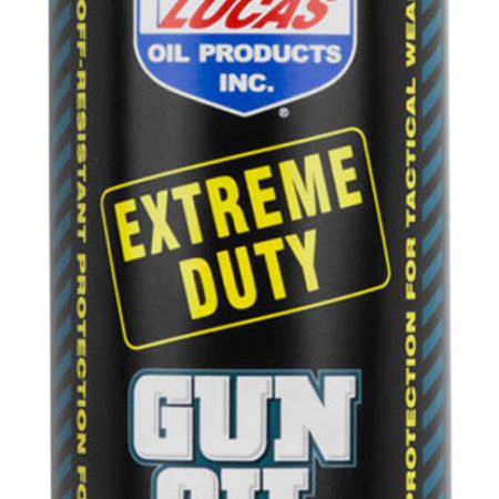 Lucas Oil 10870 Extreme Duty Gun Oil Against Heat, Friction, Wear 8 oz Squeeze Bottle