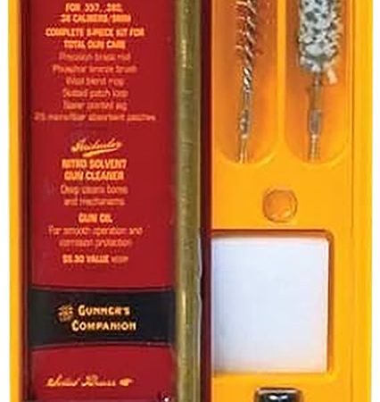 Outers 46410 Brass Rod Universal Pistol Kit Universal Pistol, Includes Reusable Clamshell for Storage