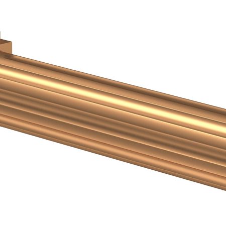 CMC Triggers 75513 Match Precision  Compatible w/Glock 17 Gen3-4 9mm Luger 4.48" Bronze DLC Stainless Steel Fluted/Match Grade/Threaded Barrel