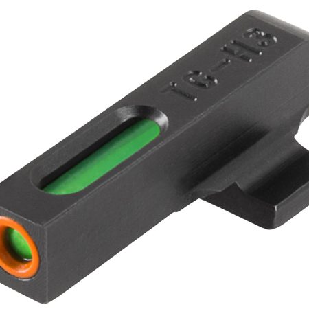 TruGlo TG13BR1PC TFX Pro  Black | Green Tritium & Fiber Optic Orange Outline Front Sight