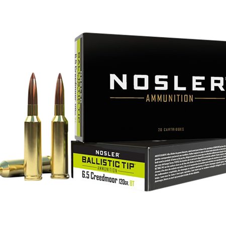 Nosler 42050 Ballistic Tip  6.5Creedmoor 120gr Spitzer Ballistic Tip 20 Per Box/10 Case