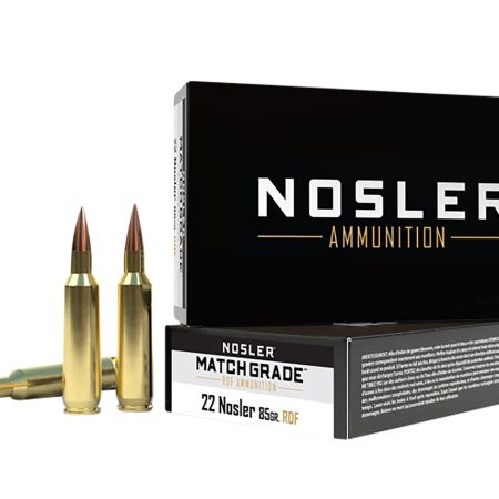 Nosler 60162 Match Grade RDF 22Nosler 85gr RDF Hollow Point Boat Tail 20 Per Box/10 Case