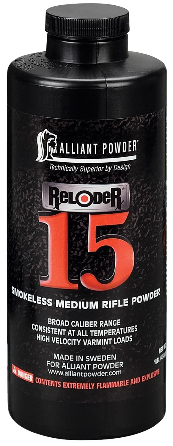 Alliant Powder RELODER15 Rifle Powder Reloder 15 Rifle Multi-Caliber Medium Rifle 1 lb