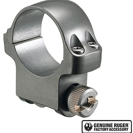 Ruger 90294 4KTG Scope Ring  Silver 1" Medium