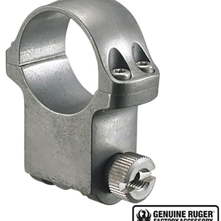 Ruger 90296 6KTG Scope Ring  Silver 1" Extra High