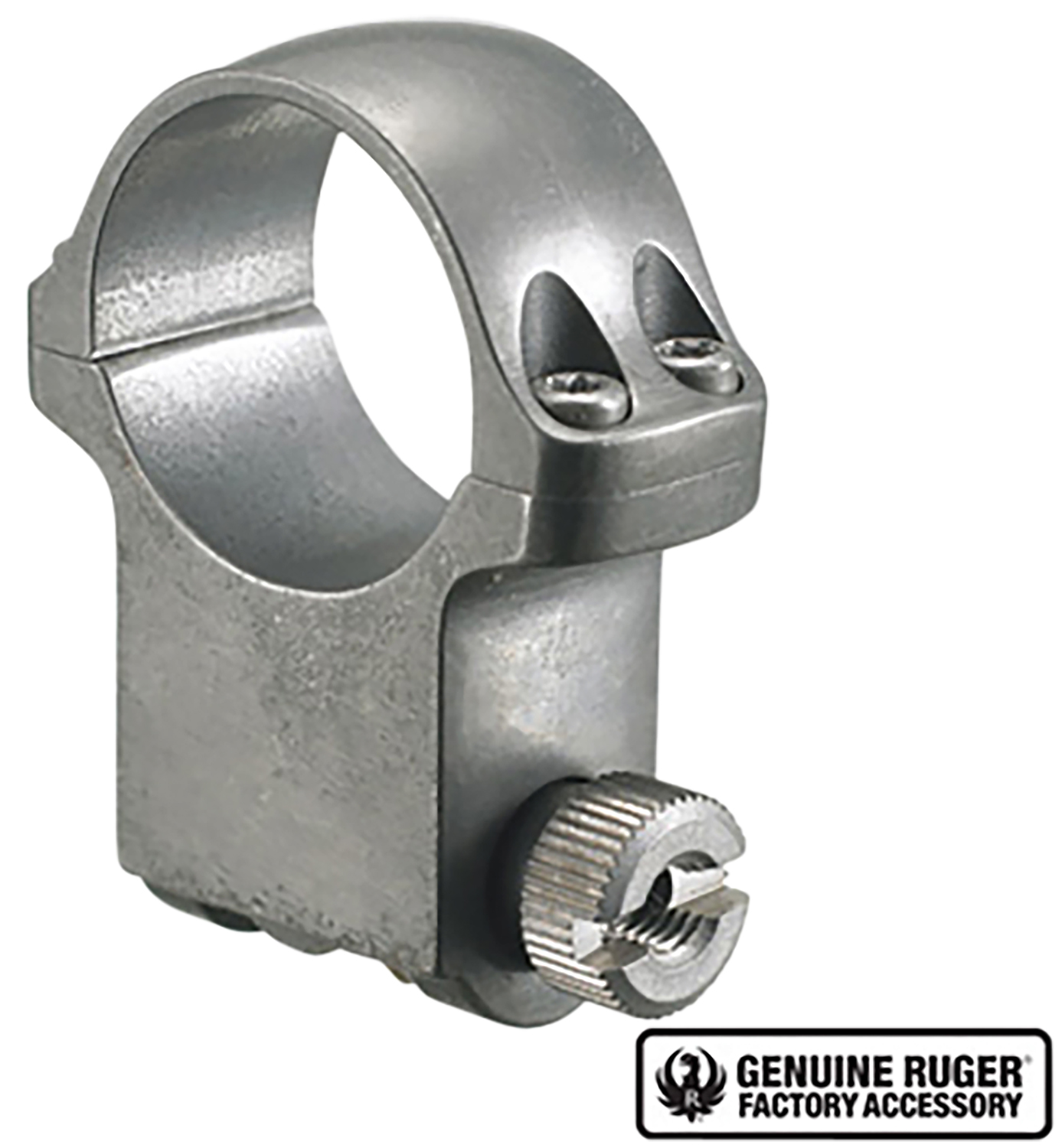 Ruger 90296 6KTG Scope Ring Silver 1" Extra High