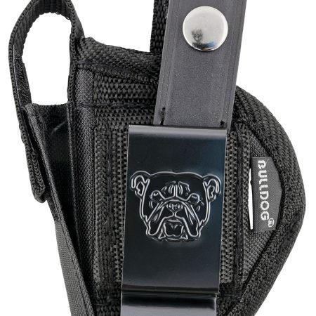 Bulldog FSN1 Extreme  OWB Black Nylon Belt Loop/Clip Fits Ruger LCP/Beretta 21 Bobcat Ambidextrous