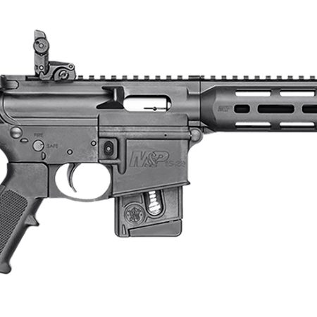 Smith & Wesson 10207 M&P15-22 Sport *CT,MA,MD,NJ Compliant 22 LR Caliber with 10+1 Capacity, 16.50" Barrel, Matte Black Metal Finish & Fixed CAR Black Synthetic Stock Right Hand
