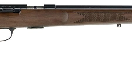 Browning 025176270 T-Bolt Target/Varmint 17 HMR 10+1 22" Heavy Target Barrel, Polished Blued Steel Receiver, Satin Black Walnut Stock With Monte Carlo Comb, Optics Ready