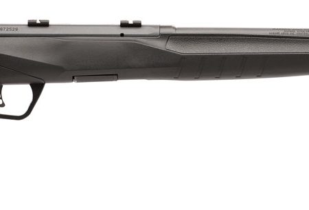 Savage Arms 70540 B Series F Full Size 22 WMR 10+1 21" Matte Black Button Rifled Barrel, Matte Black Drilled & Tapped Carbon Steel Receiver, Matte Black Fixed Synthetic Stock, Left Hand