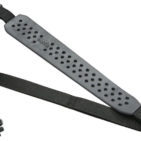 Butler Creek 81060 Comfort V- Grip Rifle Sling Black Rubber w/Nylon Strap Adjustable Design 1" QD Swivels