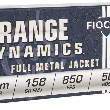 Fiocchi 9APE Range Dynamics  9mmLuger 158gr Full Metal Jacket 50 Per Box/20 Case