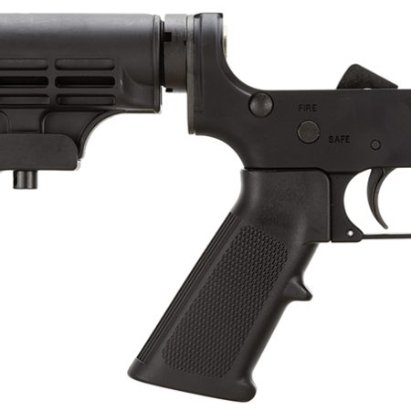 Smith & Wesson 812002 Assembled Lower Receiver  5.56x45mm NATO 7075-T6 Aluminum Black Receiver, Black Synthetic Collapsible Stock Pistol Grip for S&W M&P15