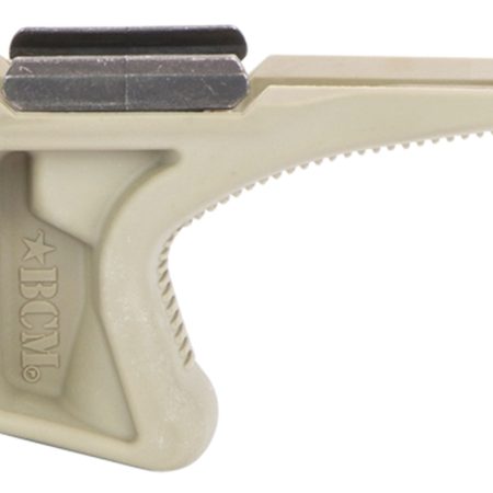BCM KAG1913FDE BCMGunfighter Kinesthetic Angled Grip Made of Polymer With Flat Dark Earth Textured Finish for Picatinny Rail