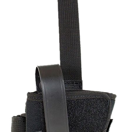 Blackhawk 40AH16BKR Ankle  Size 16 Black Cordura Velcro Fits Med/Large Semi Autos Fits 3.25-3.75" Barrel Right Hand