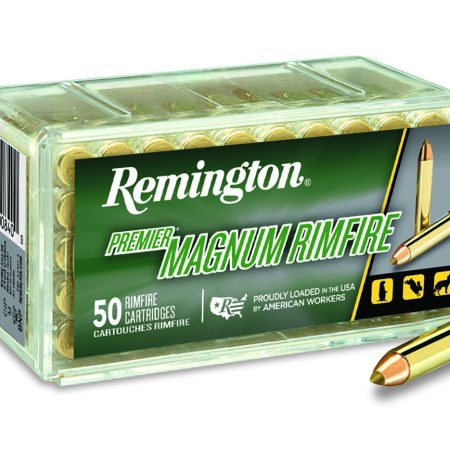 Remington Ammunition 28464 Premier Magnum Rimfire 17HMR 17gr AccuTip V 50 Per Box/40 Case