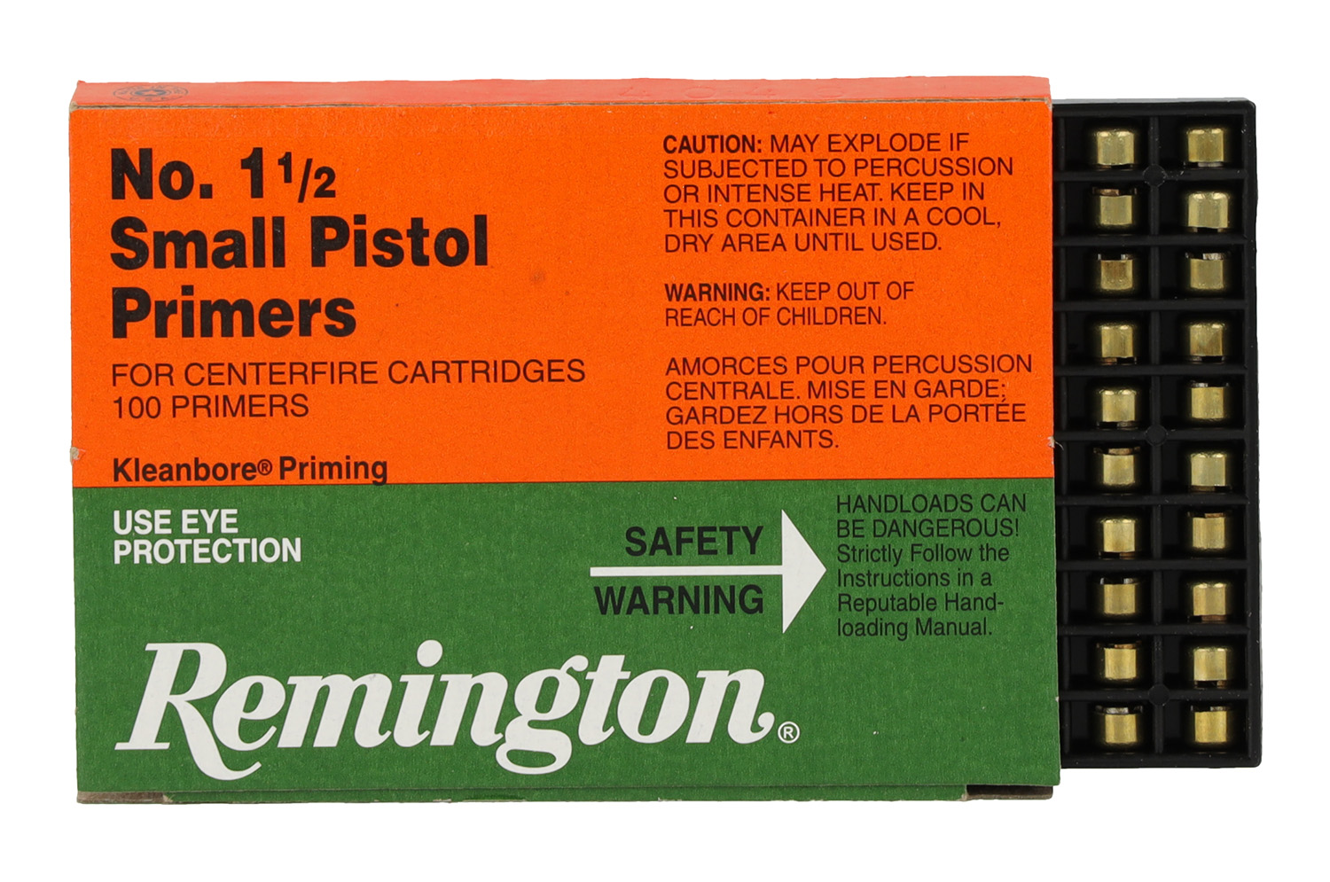 Remington Ammunition 22600 Centerfire Primers Reloading Small Pistol Multi Caliber Handgun