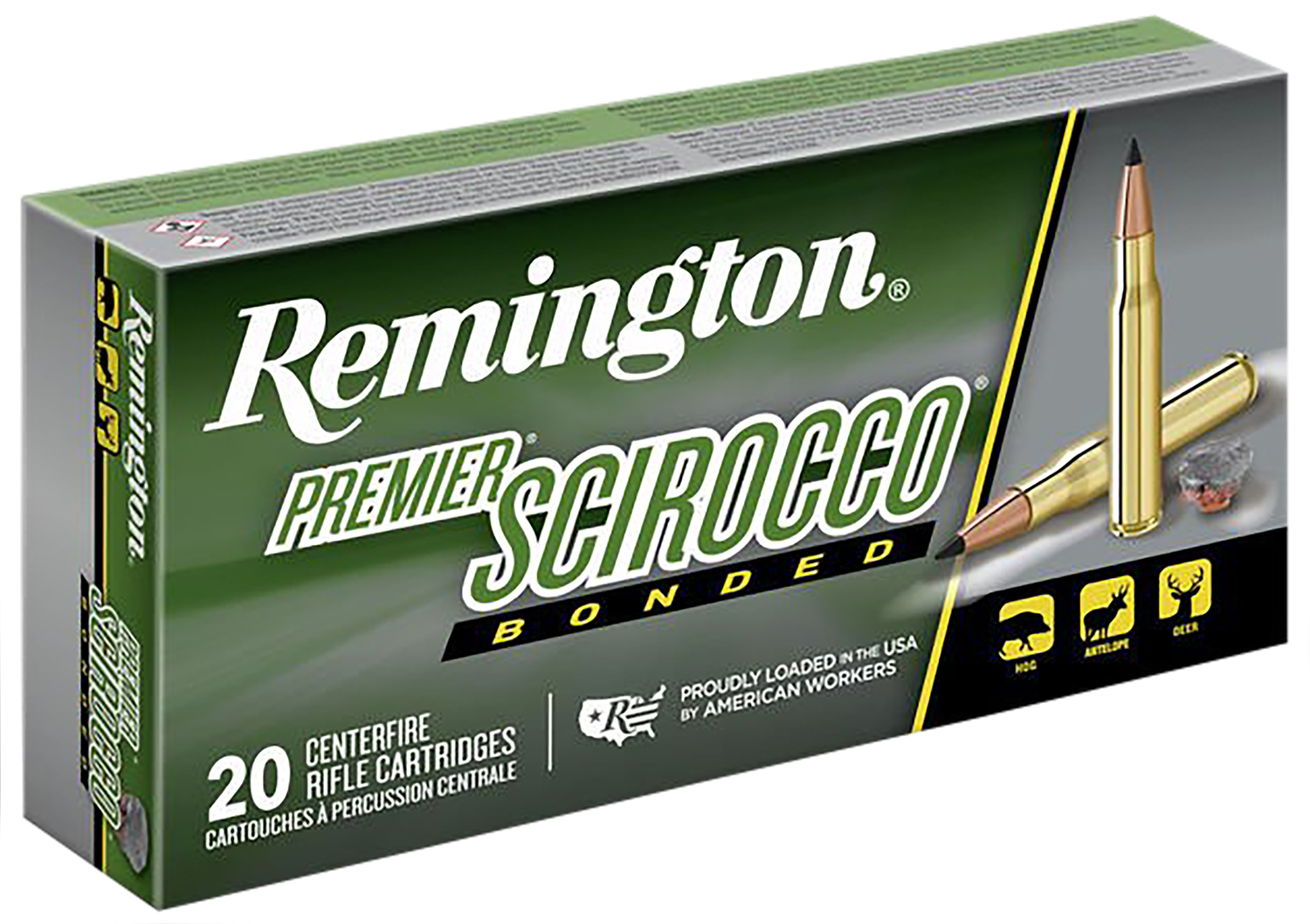 Remington Ammunition 29318 Premier Scirocco Bonded 30-06Springfield 150gr Swift Scirocco Bonded 20 Per Box/10 Case