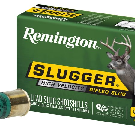 Remington Ammunition 28600 Slugger High Velocity 12 Gauge 2.75" 7/8 oz Rifled Slug Shot 5 Per Box/50 Cs