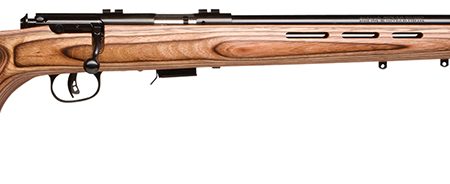 Savage Arms 96250 93R17 BTV 17 HMR Caliber with 5+1 Capacity, 21" Barrel, Matte Blued Metal Finish & Fixed Thumbhole Natural Brown Stock Right Hand (Full Size)