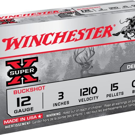 Winchester Ammo XB12300VP Super X  12Gauge 3" 15Pellets 00Buck Shot 15 Per Box/10 Case *Value Pack