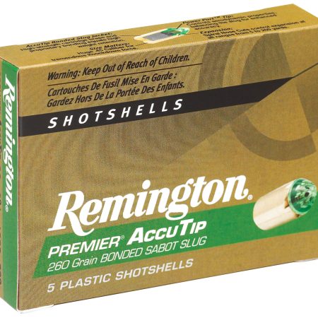 Remington Ammunition 20496 Premier AccuTip  20 Gauge 2.75" Sabot Slug Shot 5 Per Box/ 20 Cs