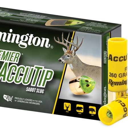 Remington Ammunition 20498 Premier AccuTip  20 Gauge 3" Sabot Slug Shot 5 Per Box/ 20 Cs