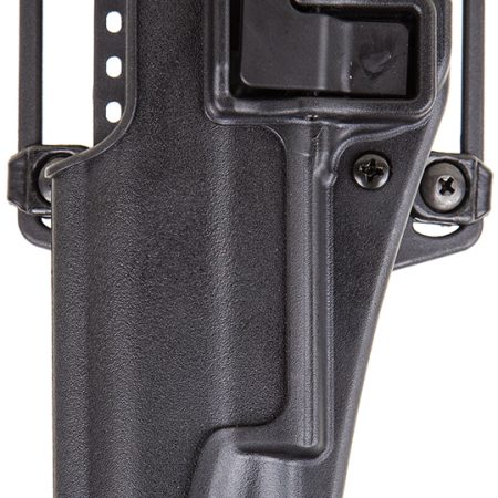 Blackhawk 410503BKL Serpa CQC  OWB Size 03 Matte Black Polymer Belt Loop/Paddle Fits 1911 Government & Clones Left Hand
