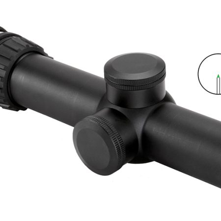 Trijicon 200057 AccuPoint  Black Hardcoat Anodized 1-4x 24mm 30mm Tube Illuminated Green Triangle Post Reticle