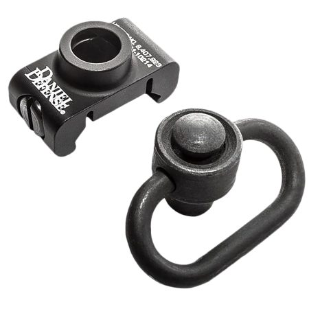 Daniel Defense 0302130029 Rail Mount Attachment  Black 1.25" Quick Detach Aluminum Picatinny Rail