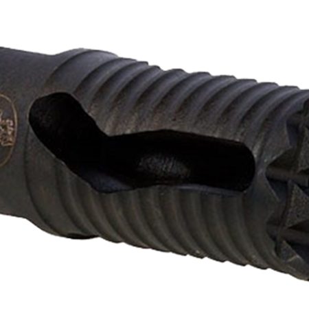 Troy Ind SBRAMED05BT00 Medieval Muzzle Brake Black Steel with 1/2"-28 tpi Threads & 2.25" OAL for 5.56x45mm NATO AR-Platform