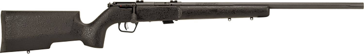Savage Arms 25745 Mark II TR Full Size 22 LR 5+1 22" Matte Black Heavy Fluted Barrel, Matte Black Drilled & Tapped Carbon Steel Receiver, Matte Black Tactical Wood Stock, Right Hand
