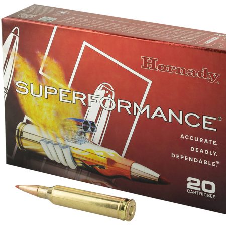 Hornady 80593 Superformance  7mmRemMag 139gr Super Shock Tip 20 Per Box/10 Case