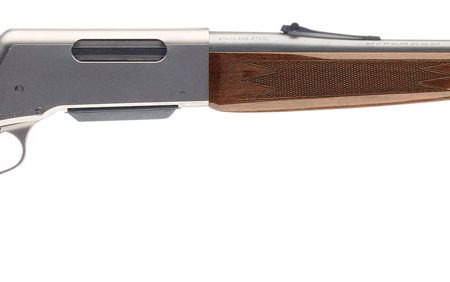 Browning 034018118 BLR Lightweight 308 Win 4+1 20" Matte Stainless/ 20" Button-Rifled Barrel, Matte Nickel Aluminum Receiver, Gloss Black Walnut/ Fixed Pistol Grip Stock, Right Hand