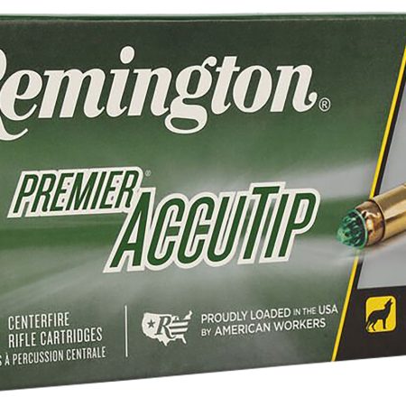Remington Ammunition 27943 Premier Accutip 450Bushmaster 260gr AccuTip 20 Per Box/10 Case