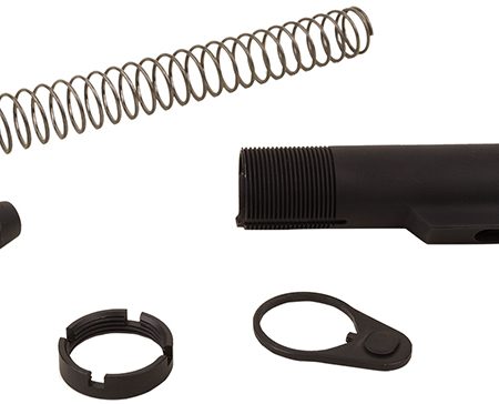 Advanced Technology A5101050 Commercial Buffer Tube Assembly  AR-15 Black Anodized 6061-T6 Aluminum