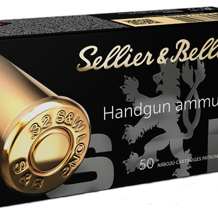 Sellier & Bellot SB32SWLB Handgun  32S&WLong 100gr Wadcutter 50 Per Box/20 Case
