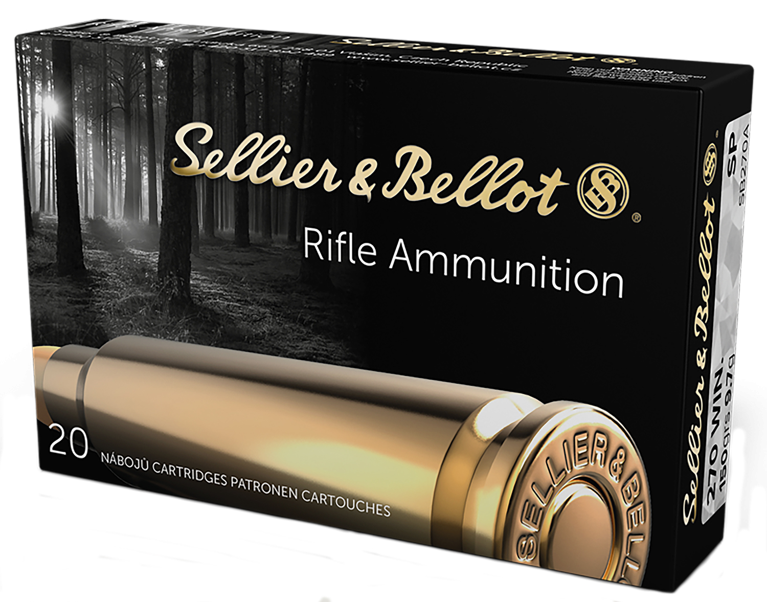 Sellier & Bellot SB270A Rifle 270Win 150gr Soft Point 20 Per Box/20 Case