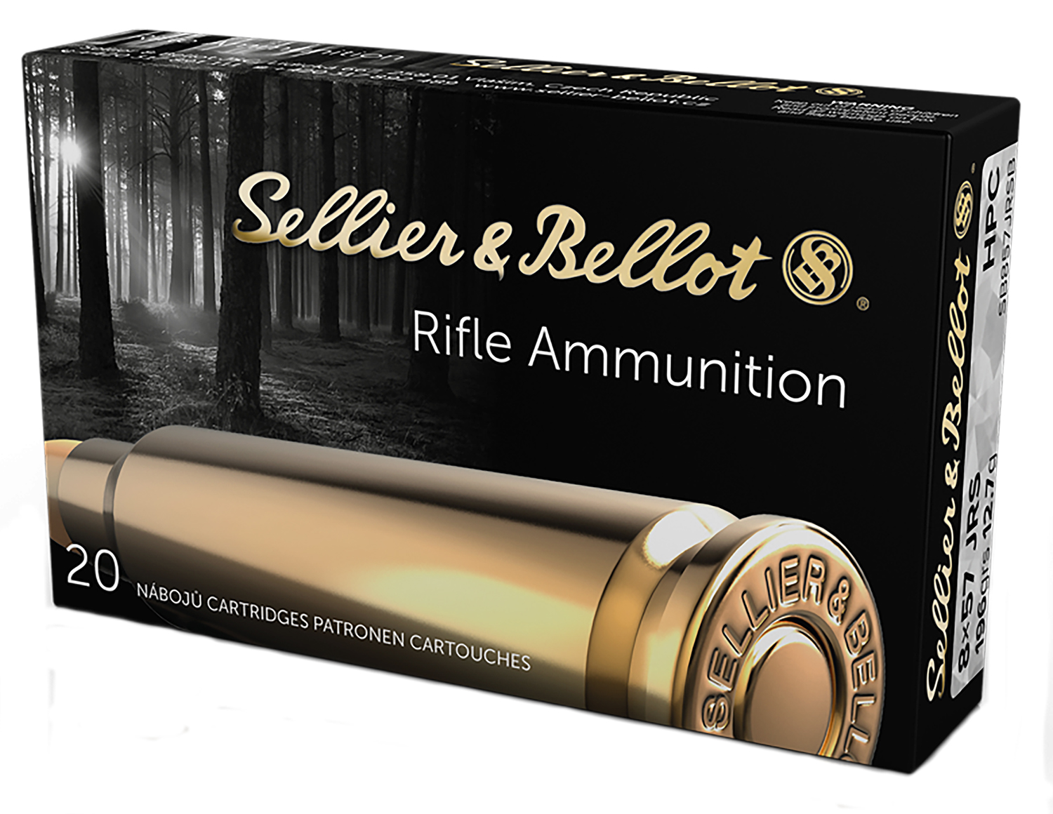 Sellier & Bellot SB857JRSB Rifle 8mmMauser 196gr Hollow Point Capped 20 Per Box/20 Case