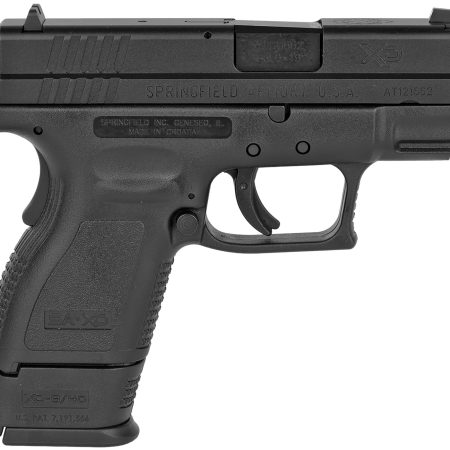 Springfield Armory XD9801 XD *CA Compliant Sub-Compact 9mm Luger 10+1, 3" Black Melonite Steel Barrel & Serrated Slide, Black Polymer Frame w/Picatinny Rail, Black Polymer Grip
