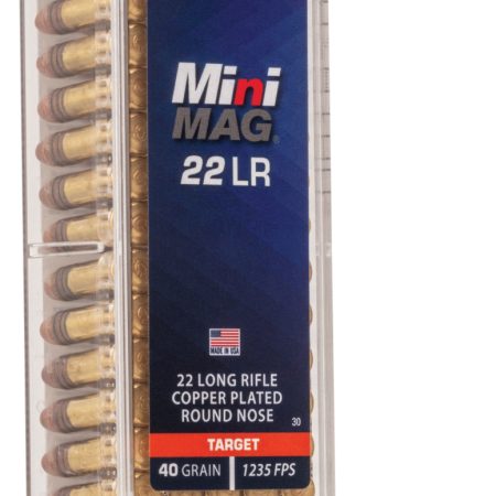 CCI 0030 Mini-Mag High Velocity 22LR 40gr Copper Plated Round Nose 100 Per Box/50 Case