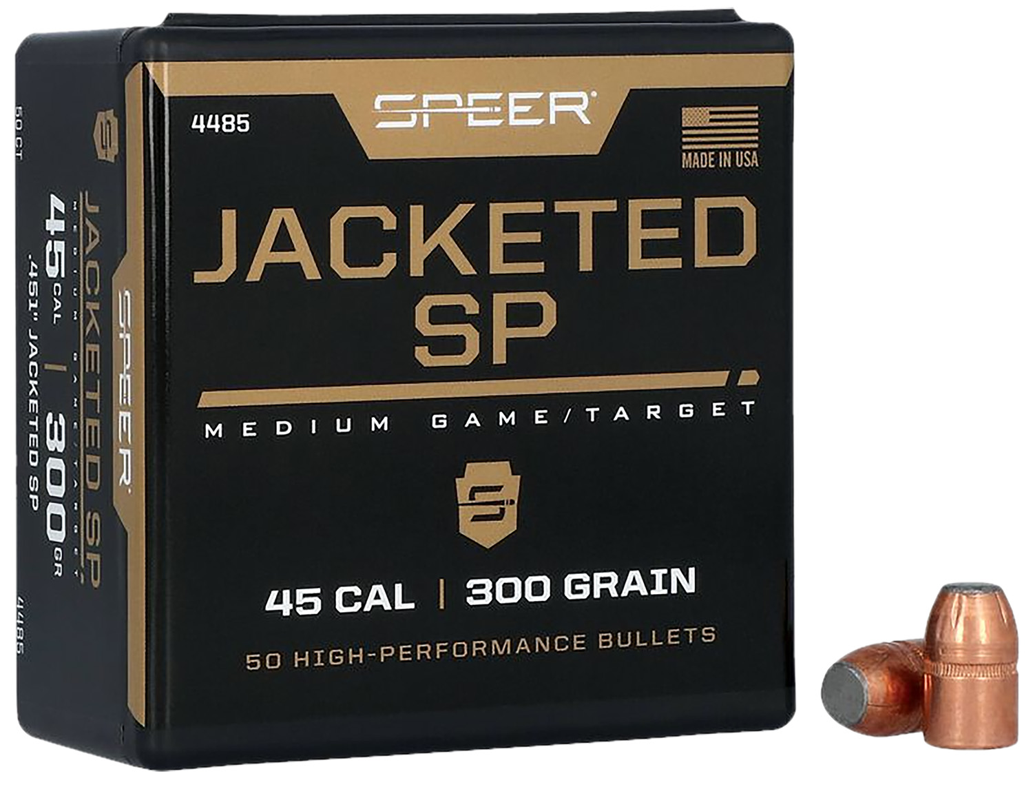 Speer 4485 Handgun Plinking .451 300 gr Jacketed Soft Point