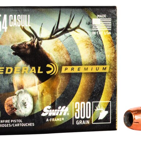 Federal P454SA Premium  454Casull 300gr Swift A Frame 20 Per Box/10 Case